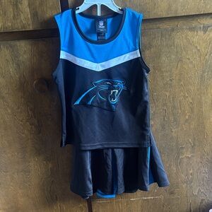 Nike Kids Blue and Black Tank Top